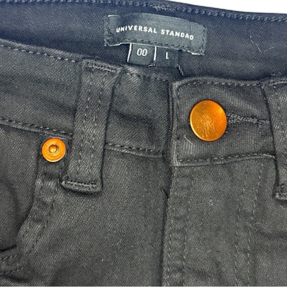 Seine High Rise Skinny Jeans Black  Size 00 (4XS) - Picture 5 of 13